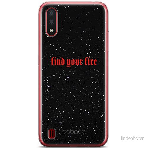 ERT GROUP mobiltelefonfodral för Samsung A01 originalt och officiellt licensierat Babaco mönster Find your fire 002 optimalt anpassad till formen på mobiltelefonen, fodral tillverkad av TPU plast 5903932886573