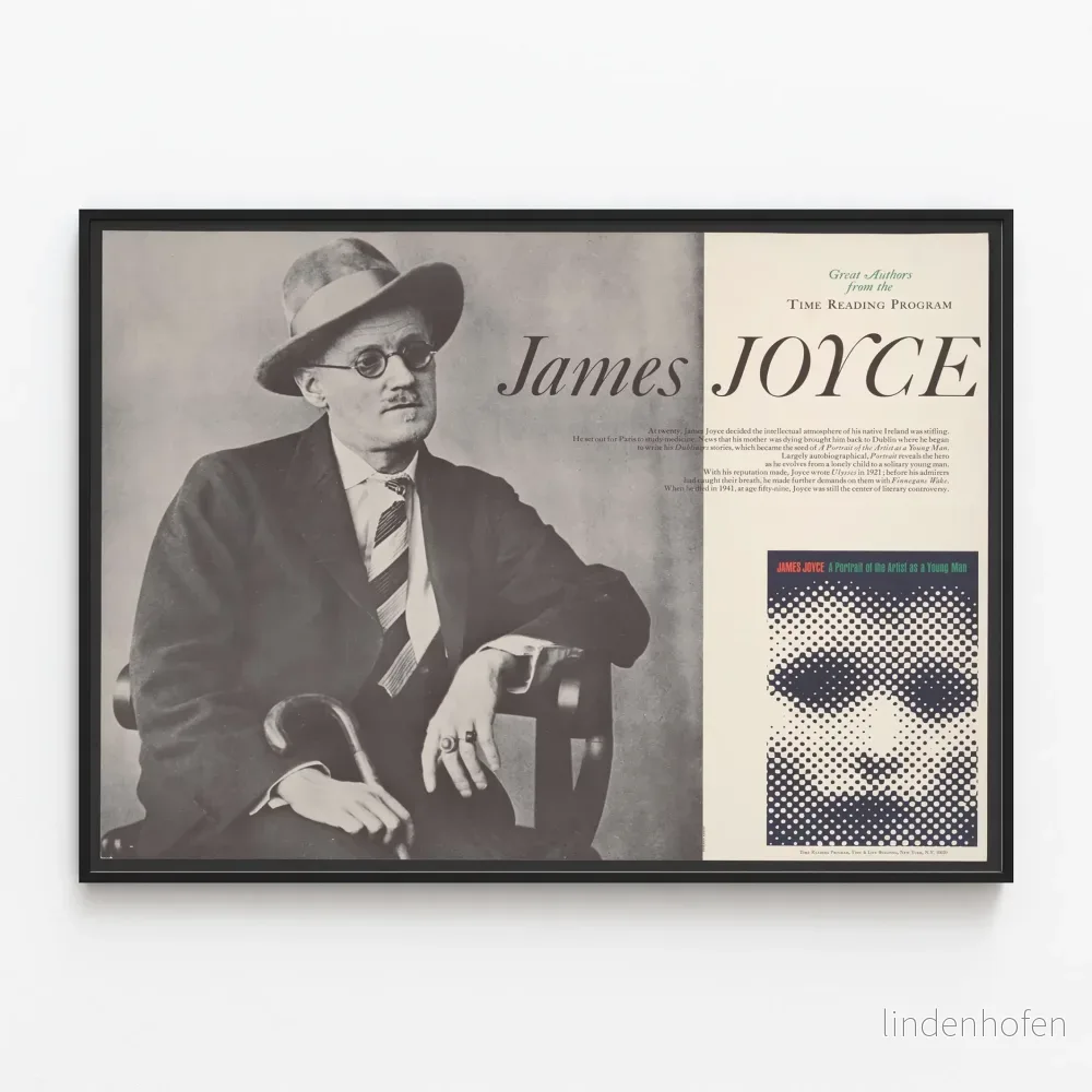 James Joyce - Stor litterär figur i Time Reading-programmet