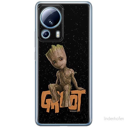 ERT GROUP mobiltelefonfodral för Xiaomi 13 LITE/CIVI 2 originalt och officiellt licensierat Marvel mönster Groot 005 optimalt anpassad till formen på mobiltelefonen, fodral tillverkad av TPU plast 5905511924386