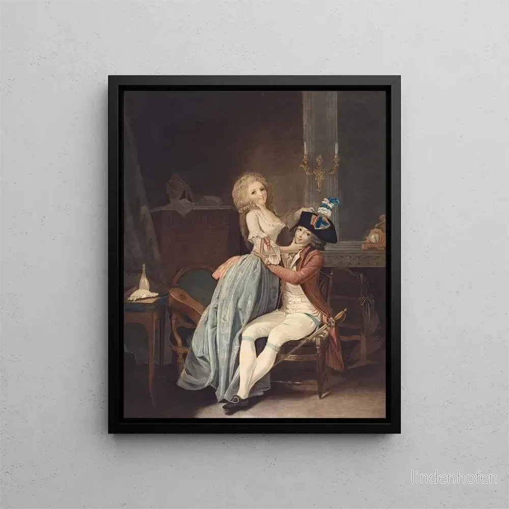 Målning Le Cocarde nationale - Auguste Claude Simon Legrand efter Louis Léopold Boilly | Konsttryck