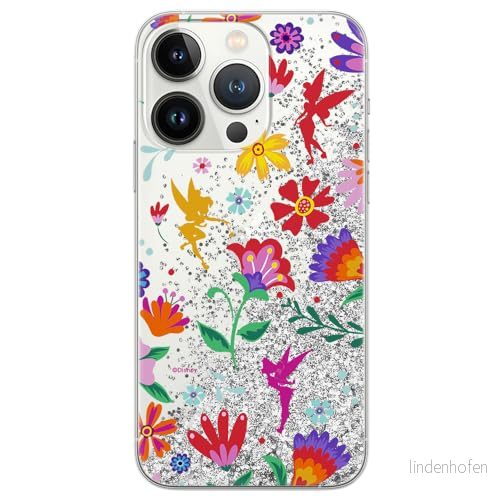 ERT GROUP mobiltelefonfodral för Apple Iphone 13 PRO MAX originalt och officiellt licensierat Disney mönster Tinker Bell 001 Vit anpassad till formen på mobiltelefonen, med glitter overflow effekt 5904805763267