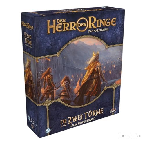 Fantasy Flight Games, The Sagan om ringen: LCG — De två tornen, saga förlängning, expertspel, kortspel, 14 spelare, från 14+ år, 30 minuter per tyska 841333123871