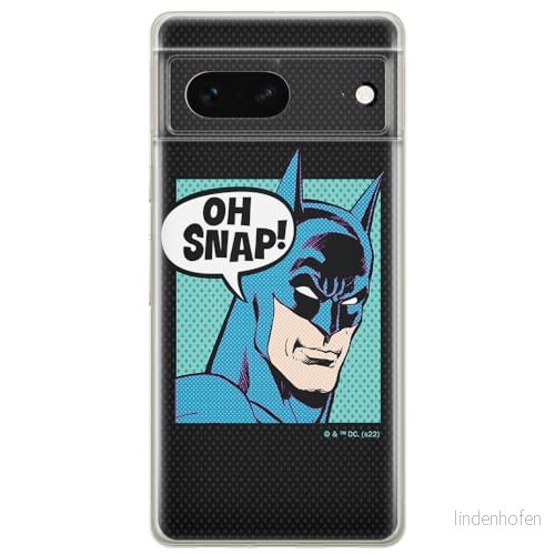ERT GROUP mobiltelefonfodral för Google PIXEL 7 originalt och officiellt licensierat DC mönster Batman 038 optimalt anpassad till formen på mobiltelefonen, fodral tillverkad av TPU plast 5905795151256