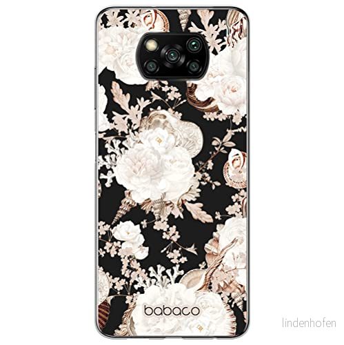 ERT GROUP mobiltelefonfodral för Xiaomi POCOPHONE X3 originalt och officiellt licensierat Babaco mönster Flowers 044 optimalt anpassad till formen på mobiltelefonen, fodral tillverkad av TPU plast 5905131327420