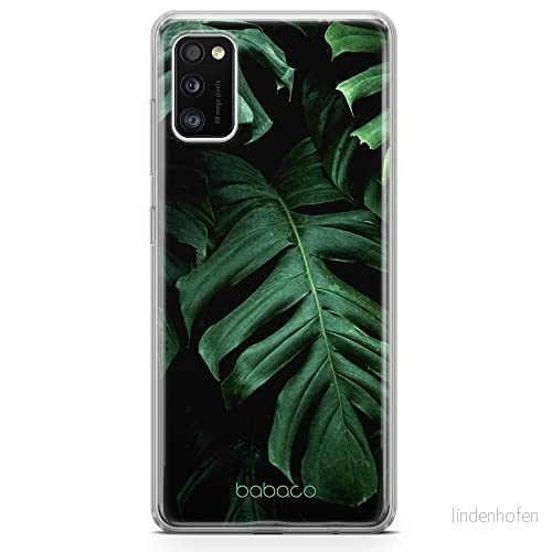 ERT GROUP mobiltelefonfodral för Samsung A41 originalt och officiellt licensierat Babaco mönster Plants 003 Vit optimalt anpassad till formen på mobiltelefonen, fodral tillverkad av TPU plast 5903537796666