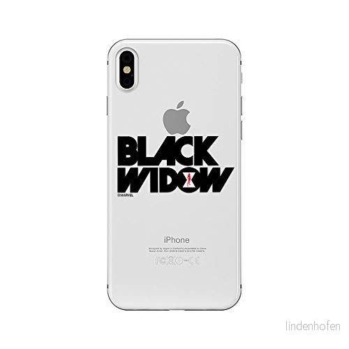 ERT GROUP mobiltelefonfodral för Apple Iphone XS Max originalt och officiellt licensierat Marvel mönster Black Widow 010 Vit optimalt anpassad till formen på mobiltelefonen, gedeeltelijk transparant 5903537666594