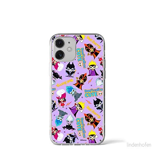 ERT GROUP mobiltelefonfodral för Iphone 12 Mini originalt och officiellt licensierat Disney mönster Villains 008 optimalt anpassad till formen på mobiltelefonen, fodral tillverkad av TPU plast 5905131388056
