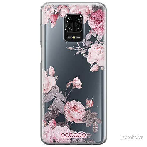 ERT GROUP mobiltelefonfodral för Xiaomi REDMI NOTE 9 PRO/ 9S originalt och officiellt licensierat Babaco mönster Flowers 055 optimalt anpassad till formen på mobiltelefonen, gedeeltelijk transparant 5905131356901