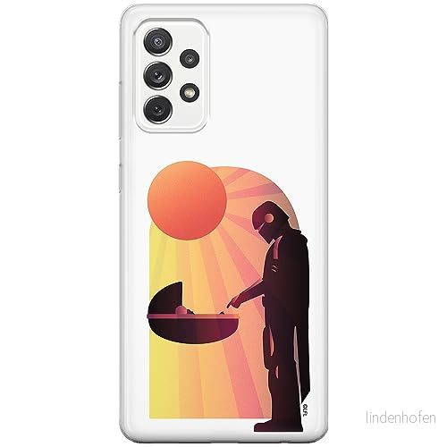 ERT GROUP mobiltelefonfodral för Samsung A73 5G originalt och officiellt licensierat Star Wars mönster Baby Yoda 031 optimalt anpassad till formen på mobiltelefonen, fodral tillverkad av TPU plast 5905511752996