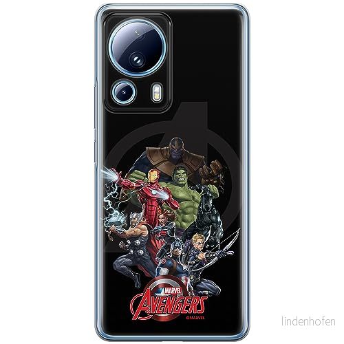 ERT GROUP mobiltelefonfodral för Xiaomi 13 LITE/CIVI 2 originalt och officiellt licensierat Marvel mönster Avengers 028 optimalt anpassad till formen på mobiltelefonen, fodral tillverkad av TPU plast 5905511933616