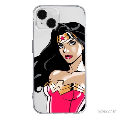 ERT GROUP mobiltelefonfodral för Apple Iphone 14 PLUS originalt och officiellt licensierat DC mönster Wonder Woman 004 optimalt anpassad till formen på mobiltelefonen, gedeeltelijk transparant 5905131905888