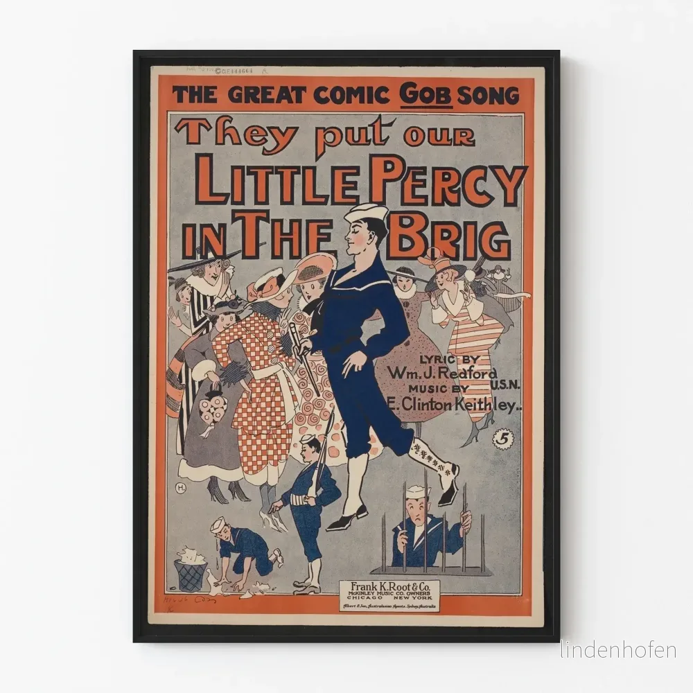Vintage musikposter: De satte vår lilla Percy i fängelset