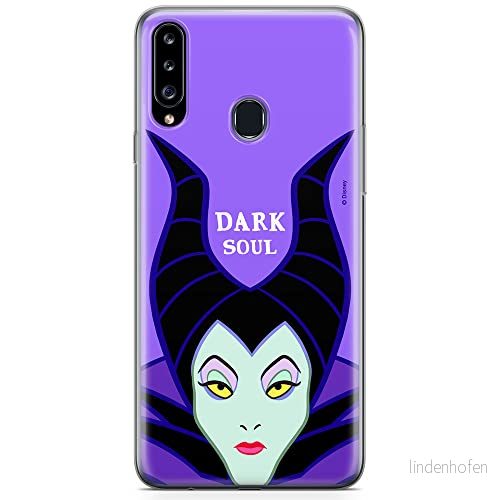 ERT GROUP mobiltelefonfodral för Samsung A20S originalt och officiellt licensierat Disney mönster Maleficent 001 optimalt anpassad till formen på mobiltelefonen, fodral tillverkad av TPU plast 5904805434808