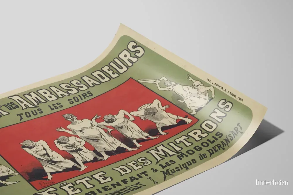 Vintageposter av Ambassadörernas konsert – Mitronernas fest - Bild 2