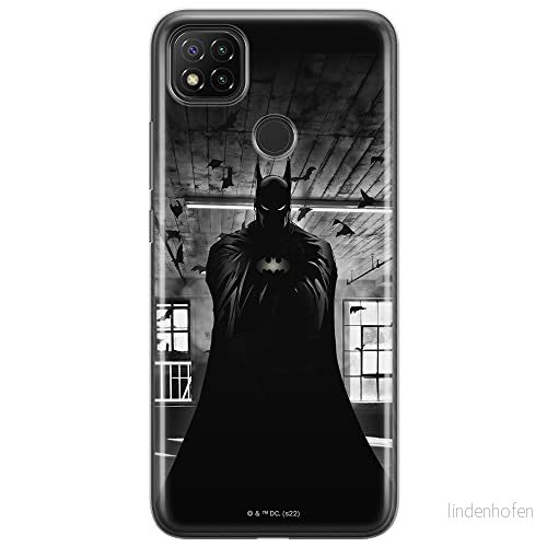 ERT GROUP mobiltelefonfodral för Xiaomi REDMI 9C originalt och officiellt licensierat DC mönster Batman 068 optimalt anpassad till formen på mobiltelefonen, fodral tillverkad av TPU plast 5905131522863