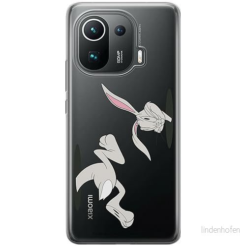 ERT GROUP mobiltelefonfodral för Xiaomi MI 11i/ REDMI K40/K40 PRO/POCO F3/ F3 PRO originalt och officiellt licensierat Looney Tunes mönster Bugs 016, gedeeltelijk transparant 5905795079284