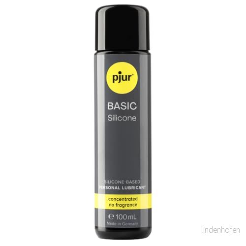 pjur BASIC Silicone Silikonglidgel, idealisk för nybörjare lämplig med kondomer, ej klibbig kvinnor & män (100ml) 827160103019