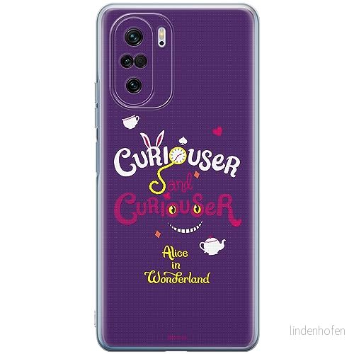 ERT GROUP mobiltelefonfodral för Xiaomi MI 11i/ REDMI K40/K40 PRO/POCO F3/ F3 PRO originalt och officiellt licensierat Disney mönster Alice 009, fodral tillverkad av TPU plast 5905511892494