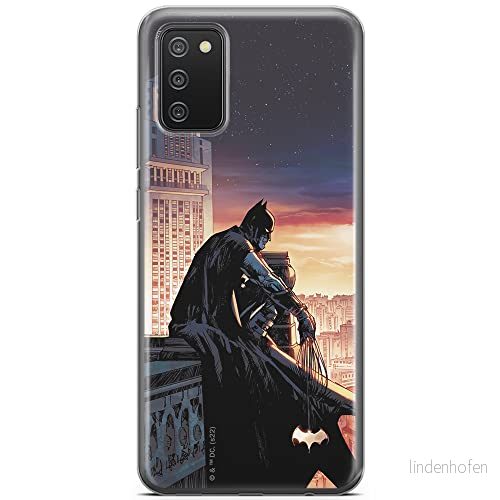ERT GROUP mobiltelefonfodral för Samsung A02S originalt och officiellt licensierat DC mönster Batman 060 optimalt anpassad till formen på mobiltelefonen, fodral tillverkad av TPU plast 5905131533241