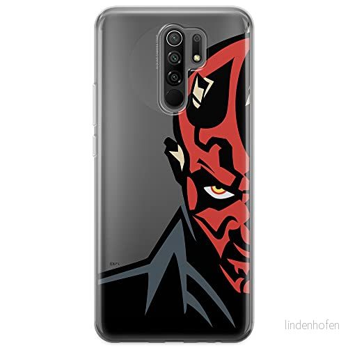 ERT GROUP mobiltelefonfodral för Xiaomi REDMI 9 originalt och officiellt licensierat Star Wars mönster Darth Maul 003 optimalt anpassad till formen på mobiltelefonen, gedeeltelijk transparant 5903040293751