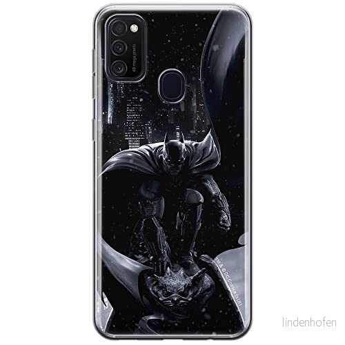 ERT GROUP mobiltelefonfodral för Samsung M21 originalt och officiellt licensierat DC mönster Batman 021 optimalt anpassad till formen på mobiltelefonen, fodral tillverkad av TPU plast 5903537845890