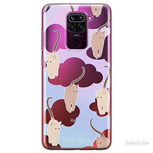 ERT GROUP mobiltelefonfodral för Xiaomi REDMI NOTE 9 originalt och officiellt licensierat Babaco mönster Cats 015 optimalt anpassad till formen på mobiltelefonen, gedeeltelijk transparant 5905131117212