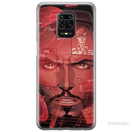 ERT GROUP mobiltelefonfodral för Xiaomi REDMI NOTE 9 PRO/ 9S originalt och officiellt licensierat Marvel mönster Iron Man 016 anpassad till formen på mobiltelefonen, fodral tillverkad av TPU plast 5903040322024