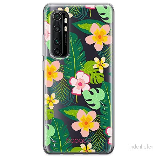 ERT GROUP mobiltelefonfodral för Xiaomi MI NOTE 10 Lite originalt och officiellt licensierat Babaco mönster Flowers 019 optimalt anpassad till formen på mobiltelefonen, gedeeltelijk transparant 5903932639254