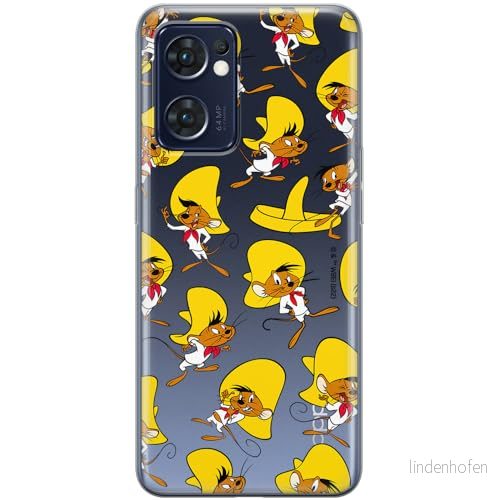ERT GROUP mobiltelefonfodral för Oppo RENO 7 5G originalt och officiellt licensierat Looney Tunes mönster Speedy Gonzales 001 optimalt anpassad till formen på mobiltelefonen, gedeeltelijk transparant 5905511647612