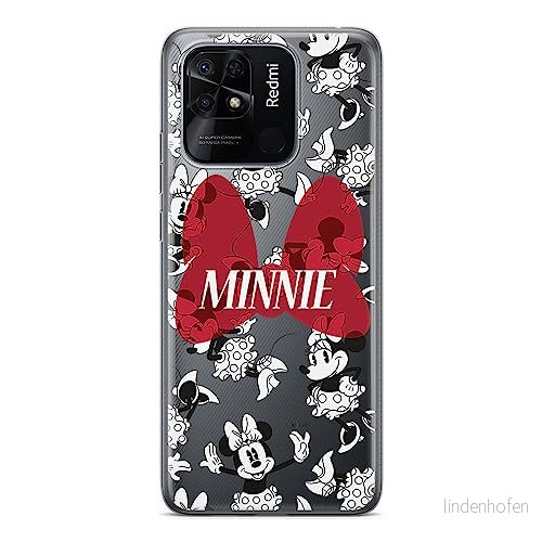 ERT GROUP mobiltelefonfodral för Xiaomi REDMI 10C originalt och officiellt licensierat Disney mönster Minnie 048 optimalt anpassad till formen på mobiltelefonen, gedeeltelijk transparant 5905511542122