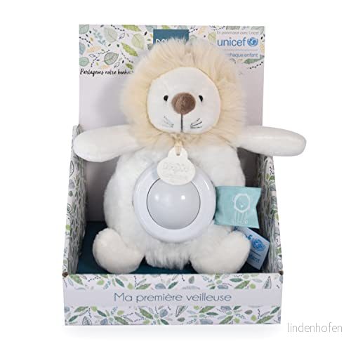 Doudou et Company UNICEF nattlampa lejon DC3993 3700335239935