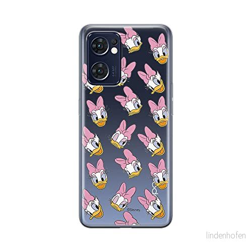 ERT GROUP mobiltelefonfodral för Oppo RENO 7 5G originalt och officiellt licensierat Disney mönster Daisy 007 optimalt anpassad till formen på mobiltelefonen, gedeeltelijk transparant 5905511306526