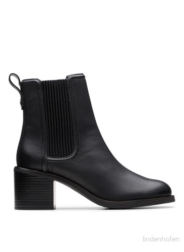 Clarks Chamberly TOP Stövletter - Svart Läder 5063090958922