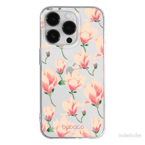ERT GROUP mobiltelefonfodral för Apple Iphone 14 PRO MAX originalt och officiellt licensierat Babaco mönster Flowers 016 optimalt anpassad till formen på mobiltelefonen, gedeeltelijk transparant 5905131934192