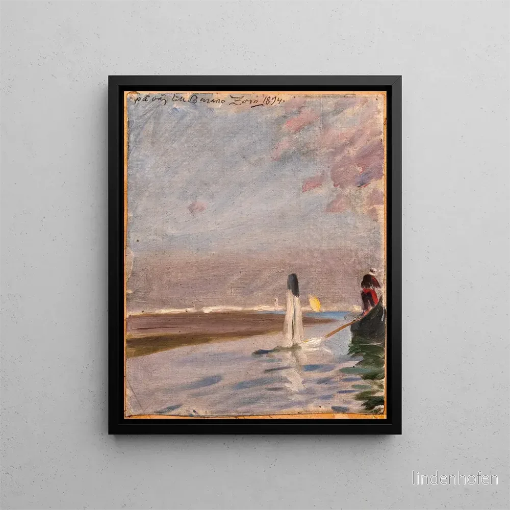 Målning På väg mot Burano - Anders Zorn | Konsttryck