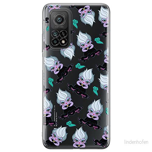 ERT GROUP mobiltelefonfodral för Huawei P20 LITE originalt och officiellt licensierat Disney mönster Ursula 005 Vit optimalt anpassad till formen på mobiltelefonen, gedeeltelijk transparant 5905131467492