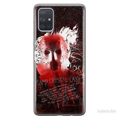 ERT GROUP mobiltelefonfodral för Samsung A71 5G originalt och officiellt licensierat Horror mönster Friday the 13th 016 optimalt anpassad till formen på mobiltelefonen, fodral tillverkad av TPU plast 5905511116453