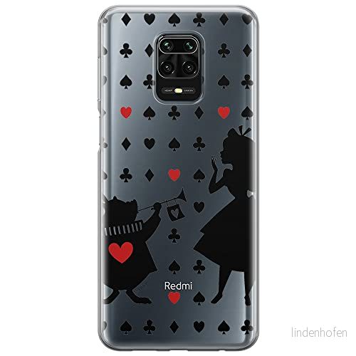 ERT GROUP mobiltelefonfodral för Xiaomi REDMI NOTE 9 PRO/ 9S originalt och officiellt licensierat Disney mönster Alice & Friends 001 anpassad till formen på mobiltelefonen, gedeeltelijk transparant 5903040310922