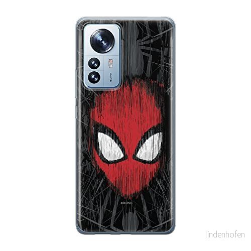 ERT GROUP mobiltelefonfodral för Xiaomi 12 PRO originalt och officiellt licensierat Marvel mönster Spider Man 002 optimalt anpassad till formen på mobiltelefonen, fodral tillverkad av TPU plast 5905511518981