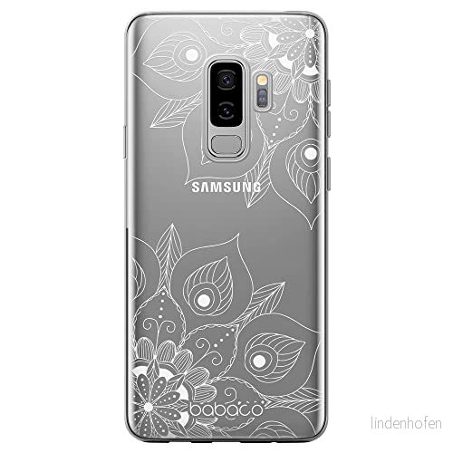 ERT GROUP mobiltelefonfodral för Samsung S9 PLUS originalt och officiellt licensierat Babaco mönster Mandalas 003 Vit optimalt anpassad till formen på mobiltelefonen, gedeeltelijk transparant 5904805825736
