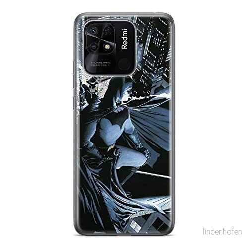 ERT GROUP mobiltelefonfodral för Xiaomi REDMI 10C originalt och officiellt licensierat DC mönster Batman 004 optimalt anpassad till formen på mobiltelefonen, fodral tillverkad av TPU plast 5905511520595