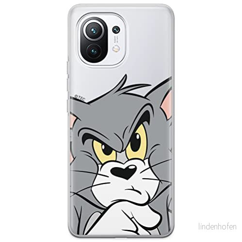 ERT GROUP mobiltelefonfodral för Xiaomi 11 originalt och officiellt licensierat Tom and Jerry mönster 001 optimalt anpassad till formen på mobiltelefonen, gedeeltelijk transparant 5903537113555