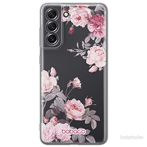 ERT GROUP mobiltelefonfodral för Samsung S21 FE originalt och officiellt licensierat Babaco mönster Flowers 055 optimalt anpassad till formen på mobiltelefonen, gedeeltelijk transparant 5905131357519