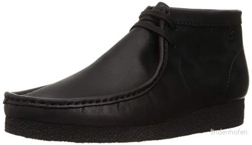 Clarks Shacre Boot Ankle för män, Svart läder, 13 889303293766