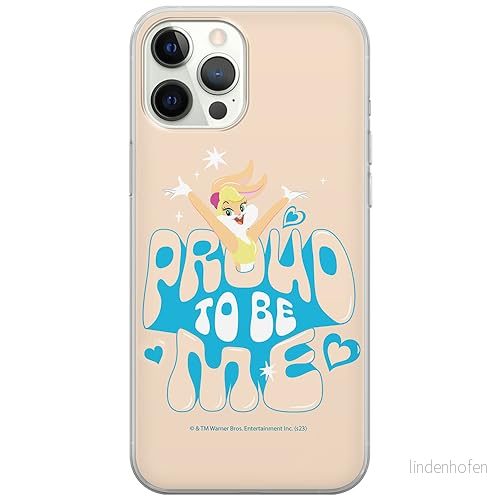ERT GROUP mobiltelefonfodral för Iphone 12/12 PRO originalt och officiellt licensierat Looney Tunes mönster Lola 005 anpassad till formen på mobiltelefonen, fodral tillverkad av TPU plast 5905795067403