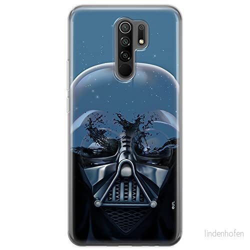 ERT GROUP mobiltelefonfodral för Xiaomi REDMI 9 originalt och officiellt licensierat Star Wars mönster Darth Vader 026 optimalt anpassad till formen på mobiltelefonen, fodral tillverkad av TPU plast 5903040293973