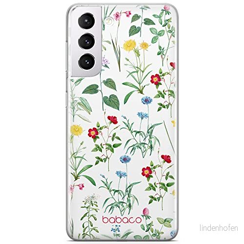 ERT GROUP mobiltelefonfodral för Samsung S21 originalt och officiellt licensierat Babaco mönster Flowers 042 optimalt anpassad till formen på mobiltelefonen, fodral tillverkad av TPU plast 5905131315656