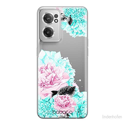 ERT GROUP mobiltelefonfodral för Oneplus NORD CE 2 originalt och officiellt licensierat Babaco mönster Flowers 002 optimalt anpassad till formen på mobiltelefonen, gedeeltelijk transparant 5905511290801