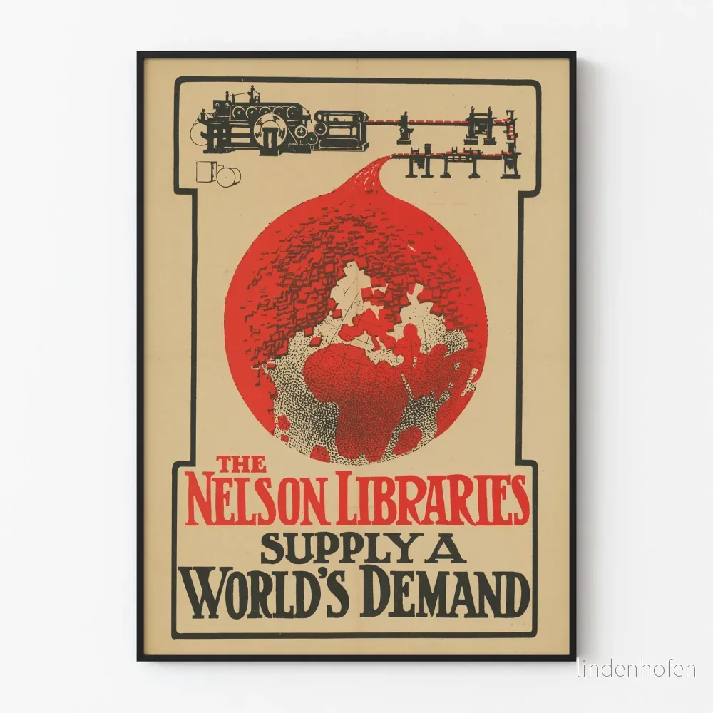 Vintageposter Nelson Libraries - Globalt utbud