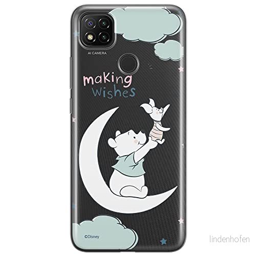 ERT GROUP mobiltelefonfodral för Xiaomi REDMI 9C originalt och officiellt licensierat Disney mönster Winnie the Pooh and friends 040 anpassad till formen på mobiltelefonen, gedeeltelijk transparant 5903537773735
